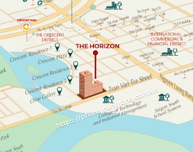 Đánh giá vị trí và tiện ích của dự án The Horizon Phú Mỹ Hưng